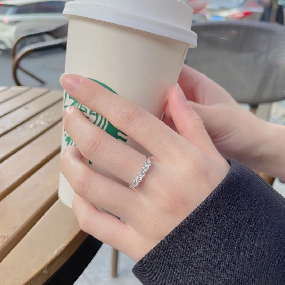 Five-Stone Band Ring view 1
