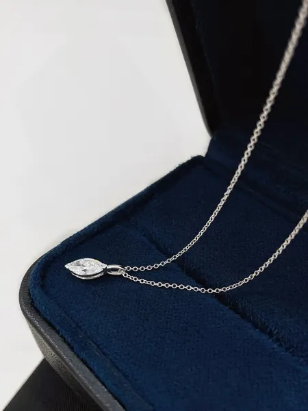 Marquise Solitaire Necklace