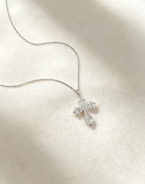 Diamond Cross Necklace